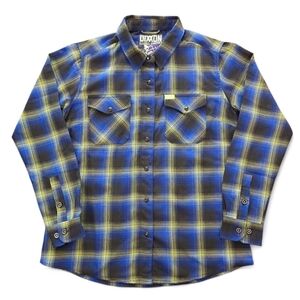 Dixxon Flannel The Gill-Man Women's Shirt Women Size L Limited Edition Plaid
